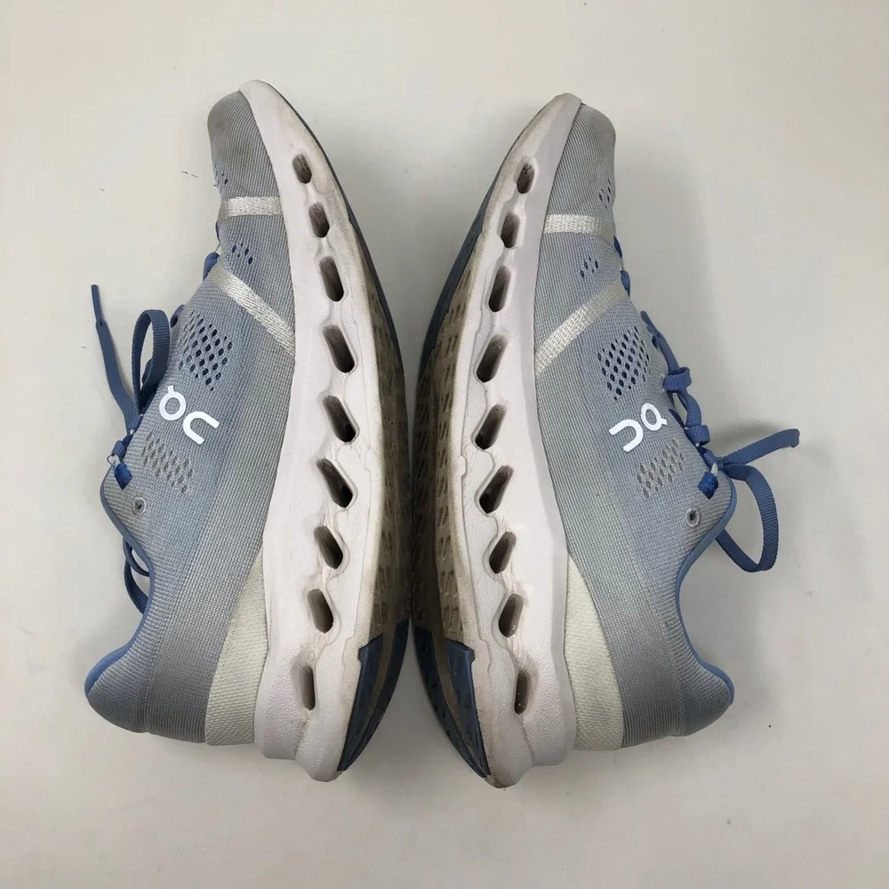 ON On Cloud Cloudsuffer Running Sneaker Womens 9.5 Blue Activewear Gym‎ Workout